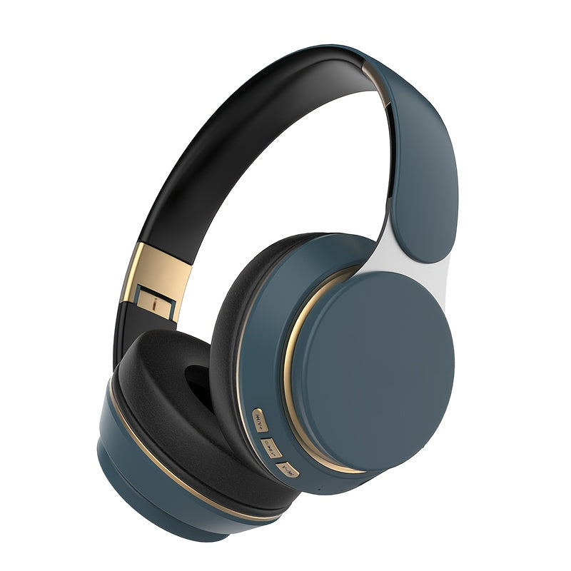 Wireless Over-Ear Headphones with Mic & FM Radio
