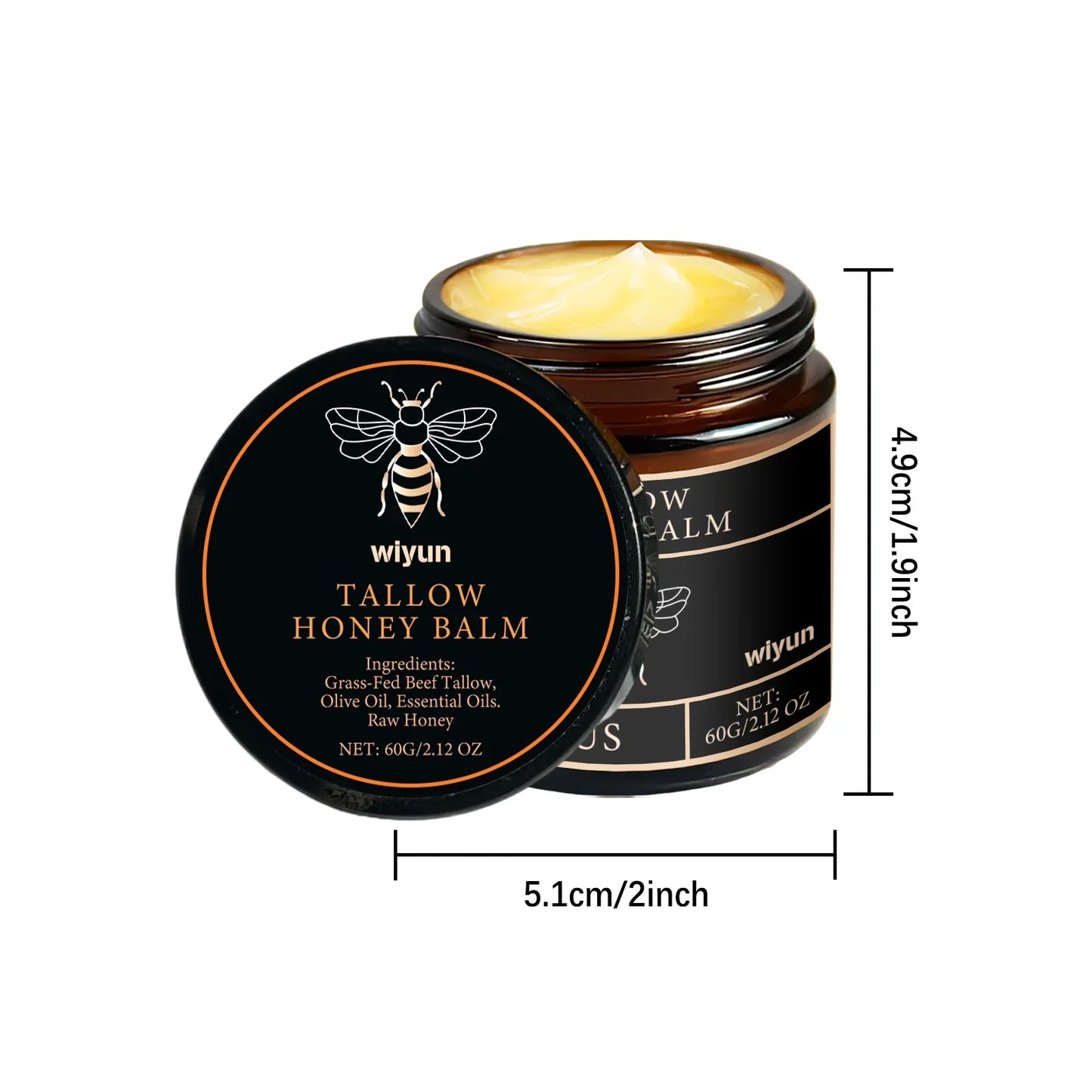 Tallow Honey Cream Glow Hydrating Skin