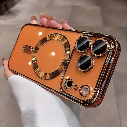 Magnetic Clear Acrylic iPhone Case - Wireless Charging Compatible