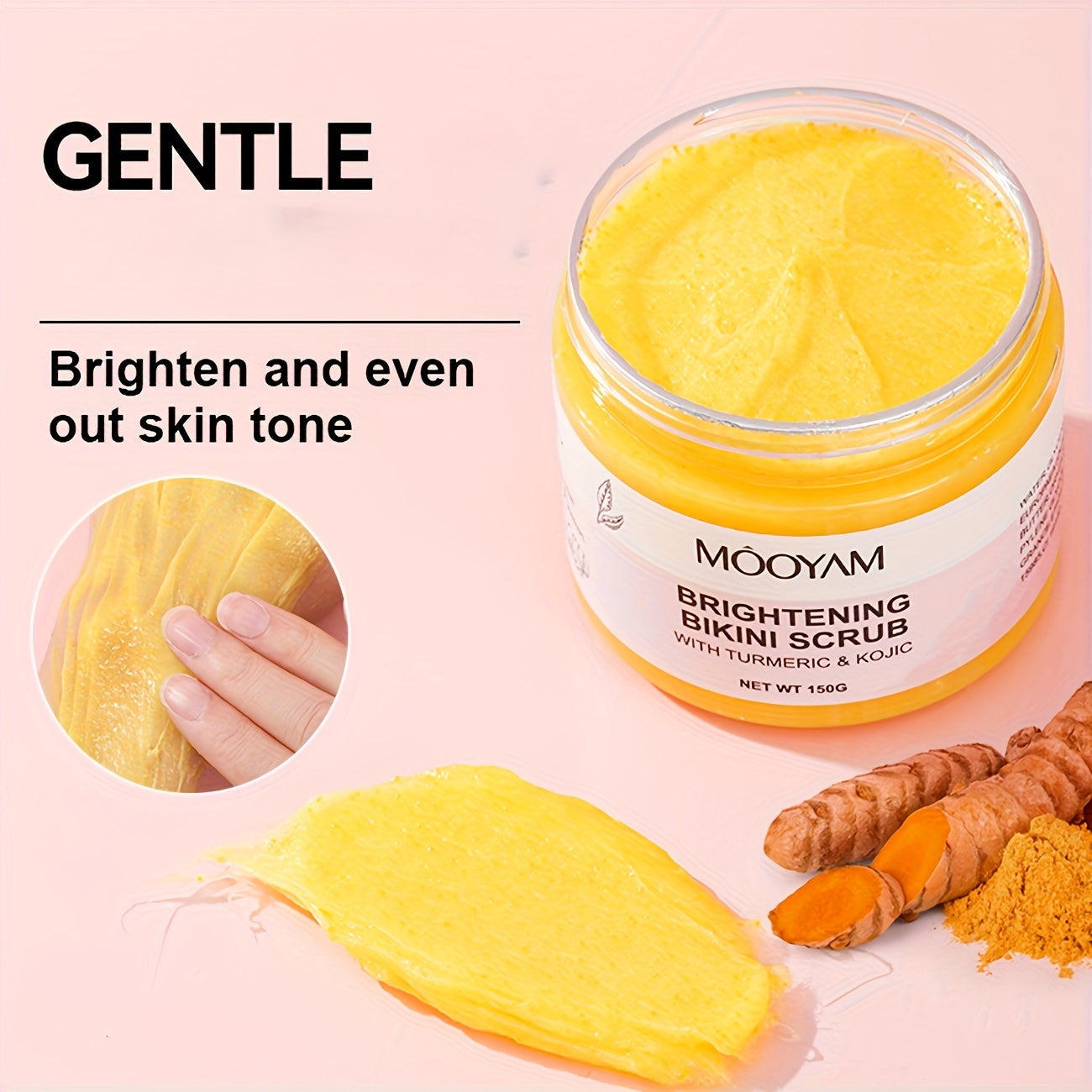 Glycolic Acid Turmeric Scrub for Bikini Area - 150g