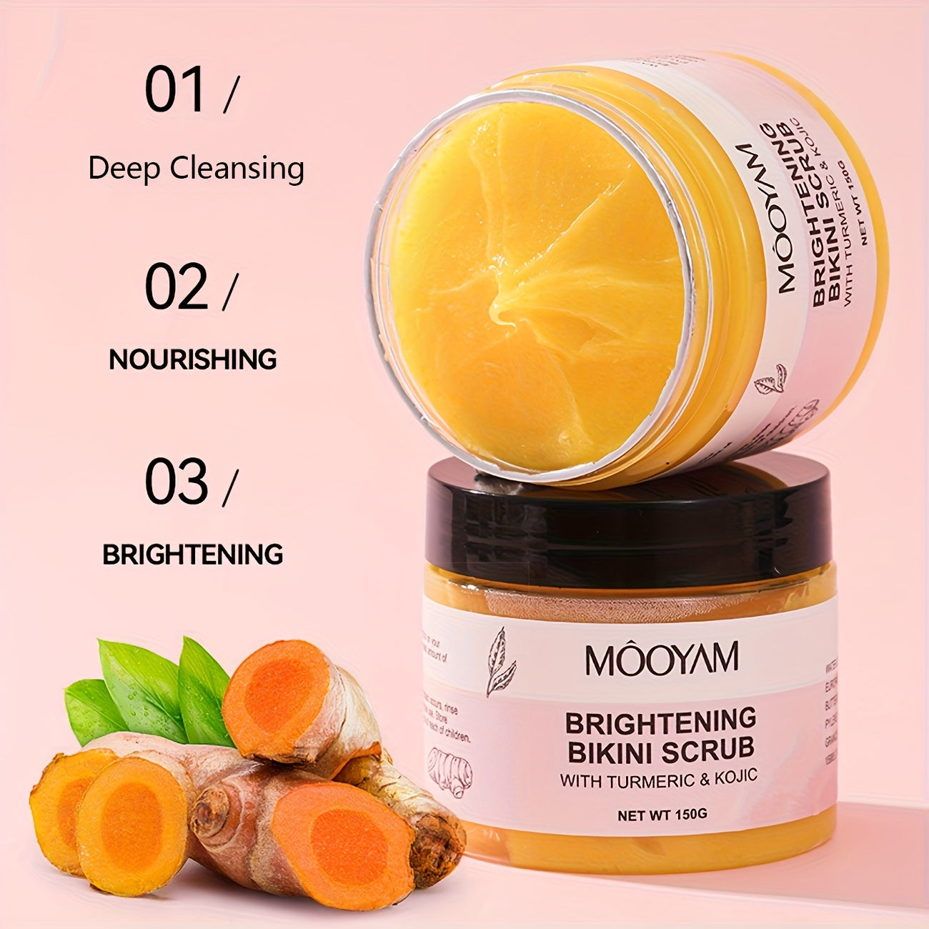 Glycolic Acid Turmeric Scrub for Bikini Area - 150g