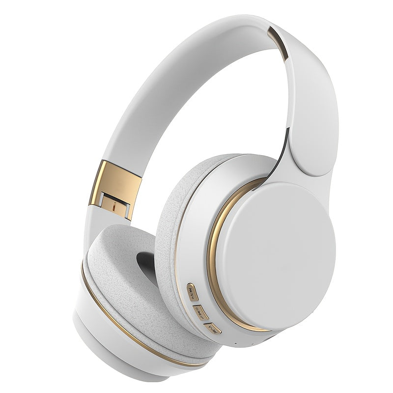 Wireless Over-Ear Headphones with Mic & FM Radio