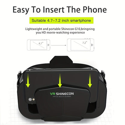 VR Headset Smart Virtual Reality Glasses VR Helmet for iPhone Android Smartphones Phone Lenses