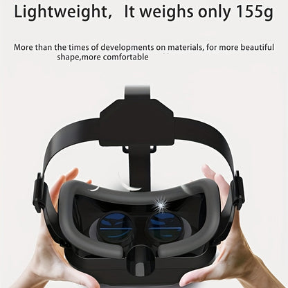 VR Headset Smart Virtual Reality Glasses VR Helmet for iPhone Android Smartphones Phone Lenses