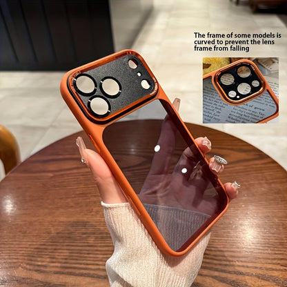 Ultra-Thin iPhone Case with Mirror - Orange